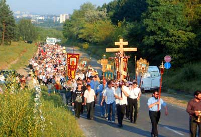 processione croce